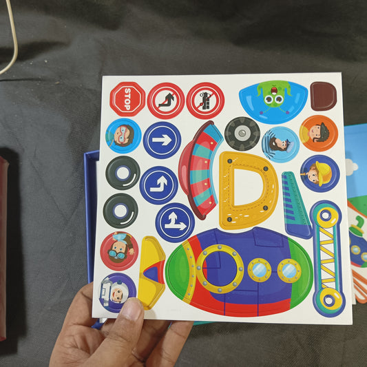 Traffic Magnet Puzzle Game – Build & Learn (3+ Years)