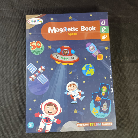 Magnetic Book – Space Adventure (50 Pieces | 3+ Years)