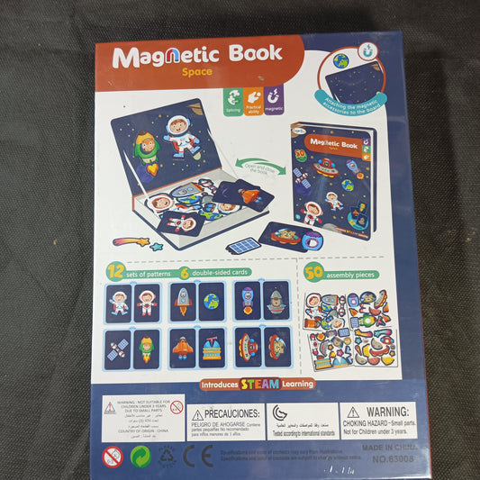 Magnetic Book – Space Adventure (50 Pieces | 3+ Years)
