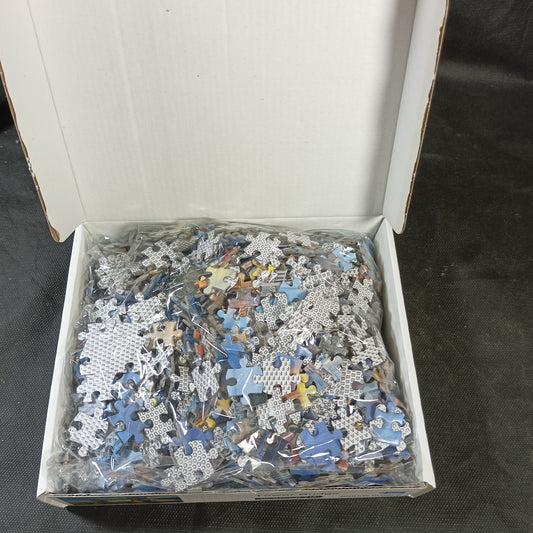 1000-Piece Jigsaw Puzzle – Tower Bridge and animals edition