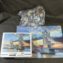 1000-Piece Jigsaw Puzzle – Tower Bridge and animals edition