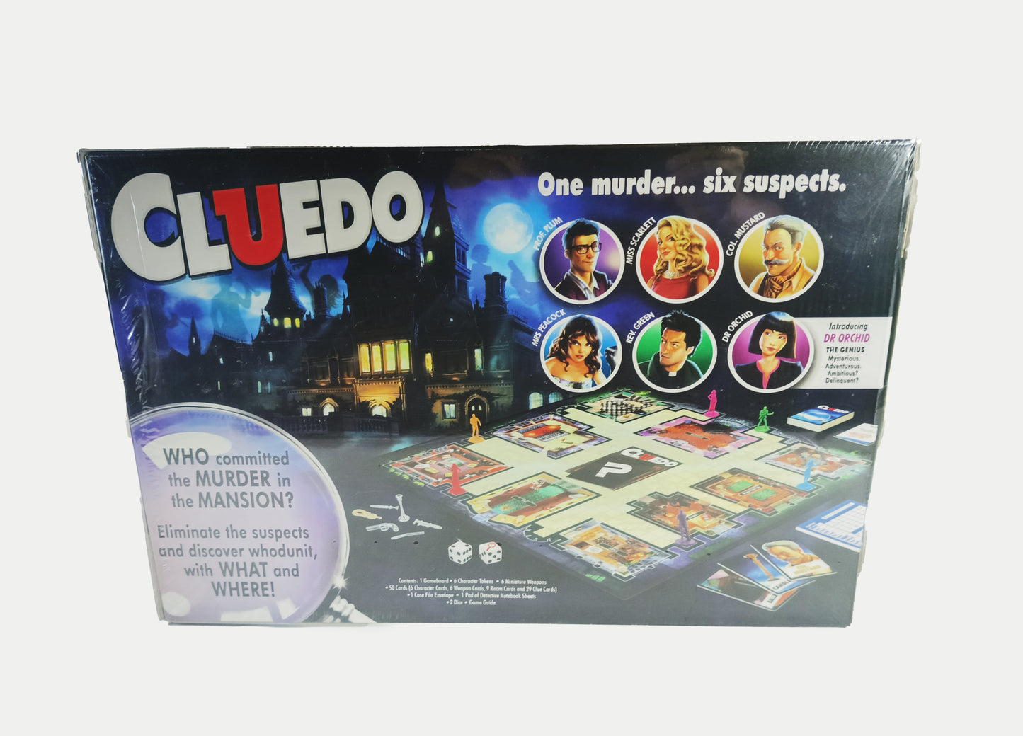 Cluedo Classic Mystery Board Game - The Thrilling Family Detective Game with New Suspect Dr. Orchid