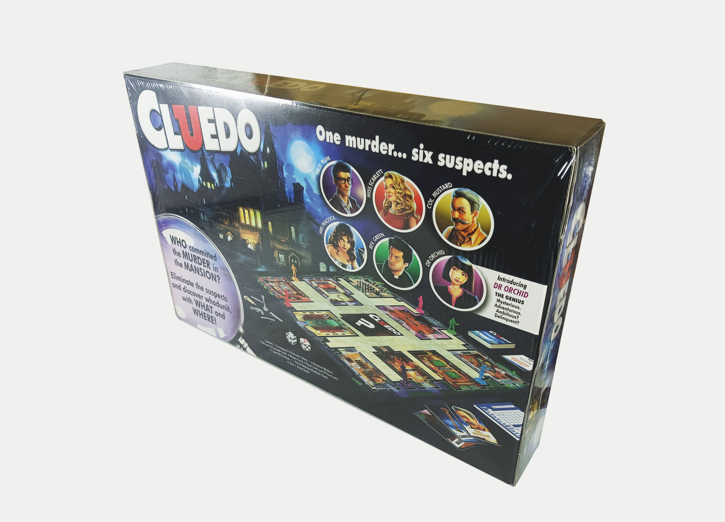 Cluedo Classic Mystery Board Game - The Thrilling Family Detective Game with New Suspect Dr. Orchid