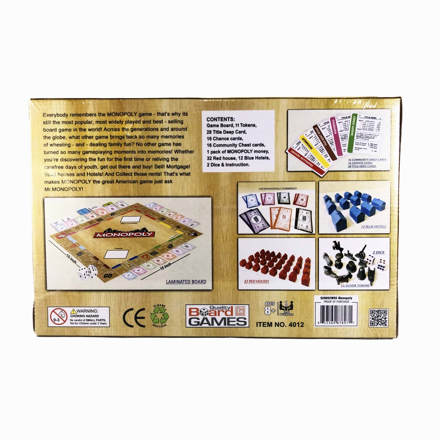 Monopoly: Fast-Dealing Property Trading Board Game