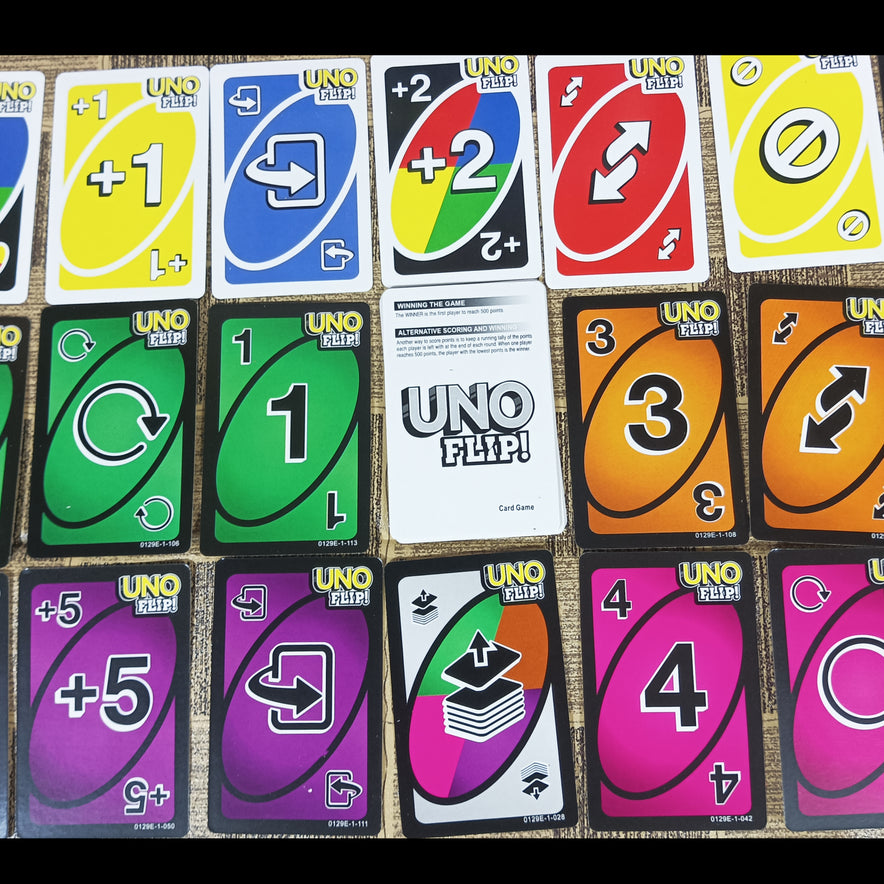 UNO Flip! Card Game - Double-Sided Fun for All Ages – kiddiland.pk